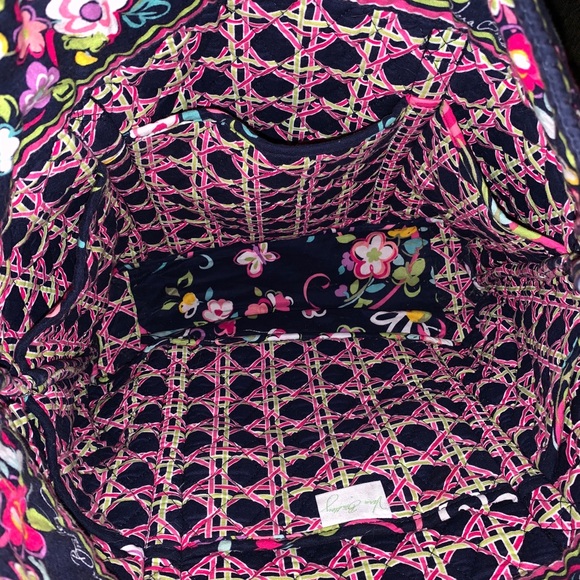 Vera Bradley “Vera” Tote in the Ribbons Pattern - Picture 6 of 8